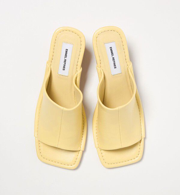 EMMEL REFINES「＜EMMEL REFINES＞EM スクエアトゥ フィット ミュール」|サンダル|