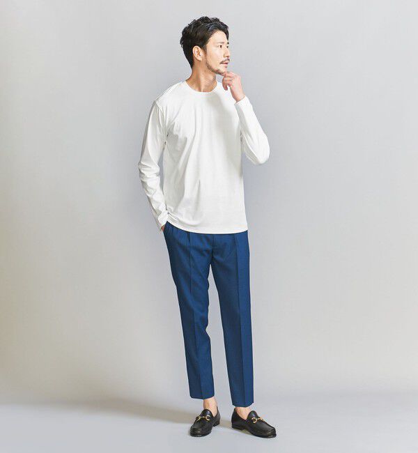 BEAUTY&YOUTH UNITED ARROWS「【WEB限定 WARDROBE SMART】NORITAKE クルーネック スマートフィット カットソー」|Tシャツ・カットソー|