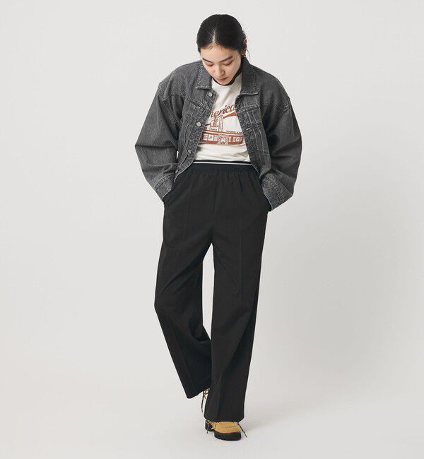 BEAUTY&YOUTH UNITED ARROWS「ラインゴム ワイドパンツ ウォッシャブル 防シワ」|その他|