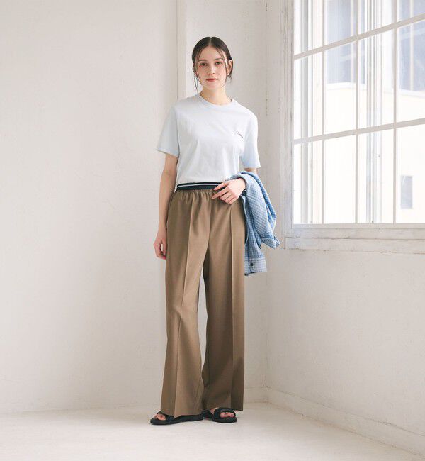 BEAUTY&YOUTH UNITED ARROWS「ラインゴム ワイドパンツ ウォッシャブル 防シワ」|その他|