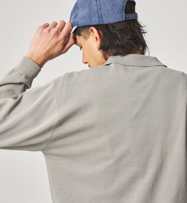 STEVEN ALAN「＜Steven Alan＞ ハイツイスト  3B ニットポロシャツ NARROW」|ニット・セーター|