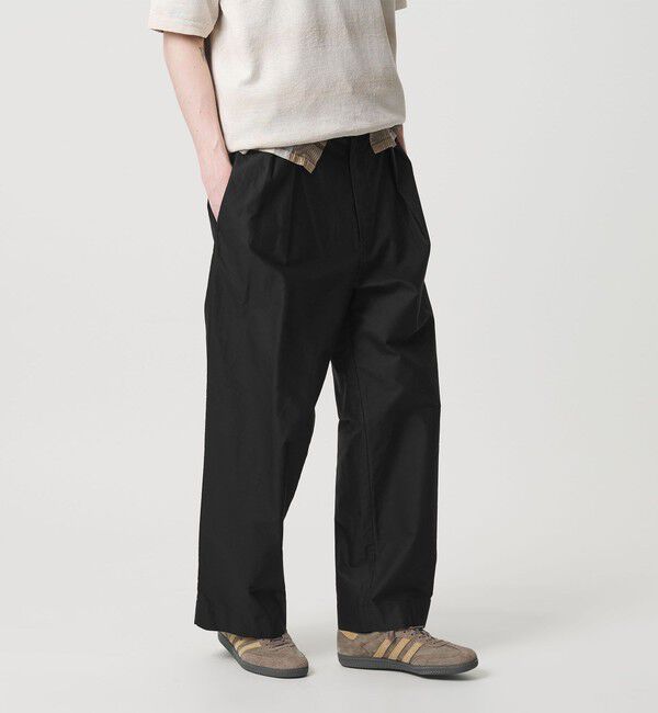 BEAUTY&YOUTH UNITED ARROWS「GIZA モールスキン 2タック パンツ NO.10」|チノ|