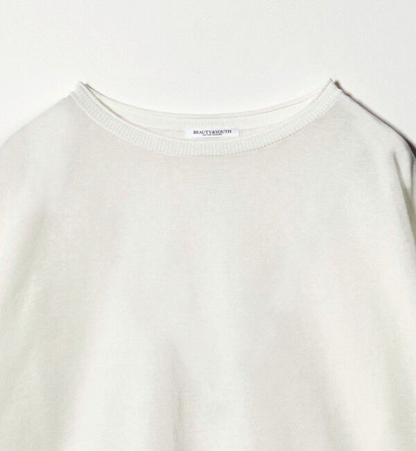 BEAUTY&YOUTH UNITED ARROWS「麻ブレンド ルーズ ボートネック ニットプルオーバー ウォッシャブル」|ニット・セーター|