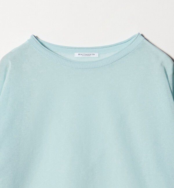 BEAUTY&YOUTH UNITED ARROWS「麻ブレンド ルーズ ボートネック ニットプルオーバー ウォッシャブル」|ニット・セーター|