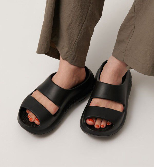 BEAUTY&YOUTH UNITED ARROWS「＜OOFOS＞OOyea サンダル/ブラック」|サンダル|