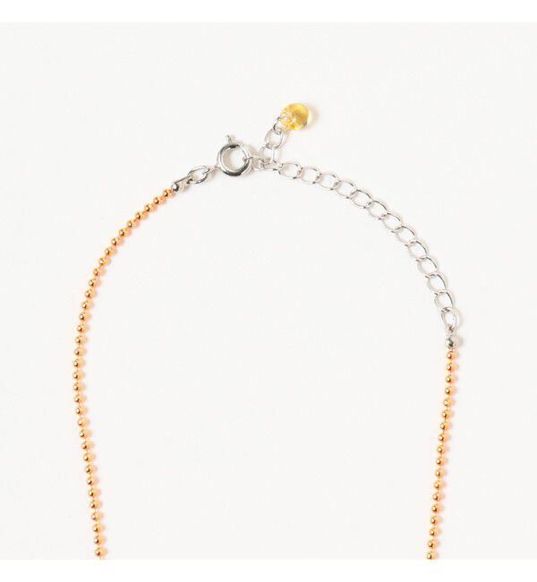 Ray BEAMS 「カラーボール チャーム クマ ネックレス」|ネックレス|