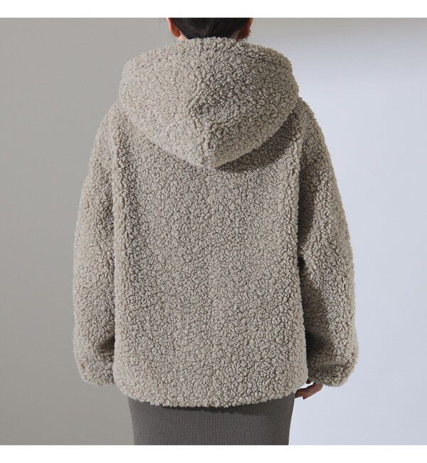 Demi-Luxe BEAMS 「【WEB限定】TATRAS / IPAMA ボア フードジャケット」|ブルゾン・スタジャン|