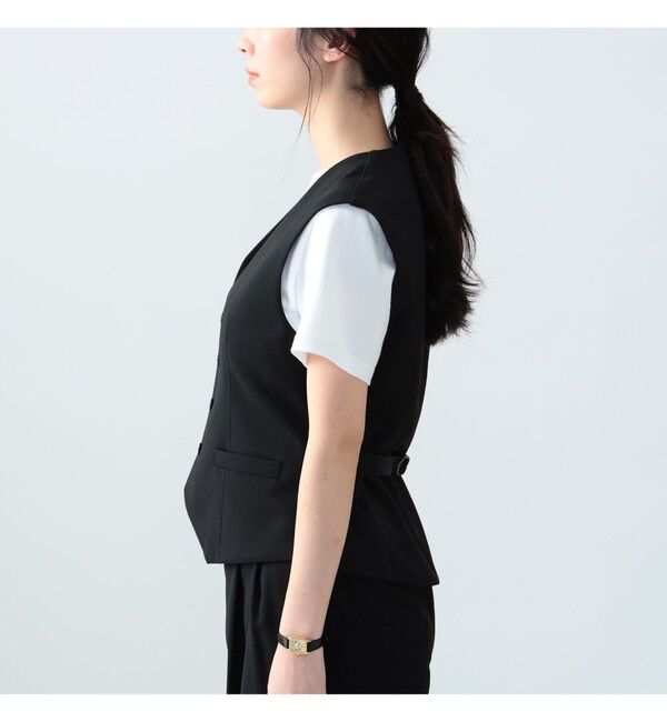 Demi-Luxe BEAMS 「AK+1 / スーパーブラック ベスト」|ダウン|