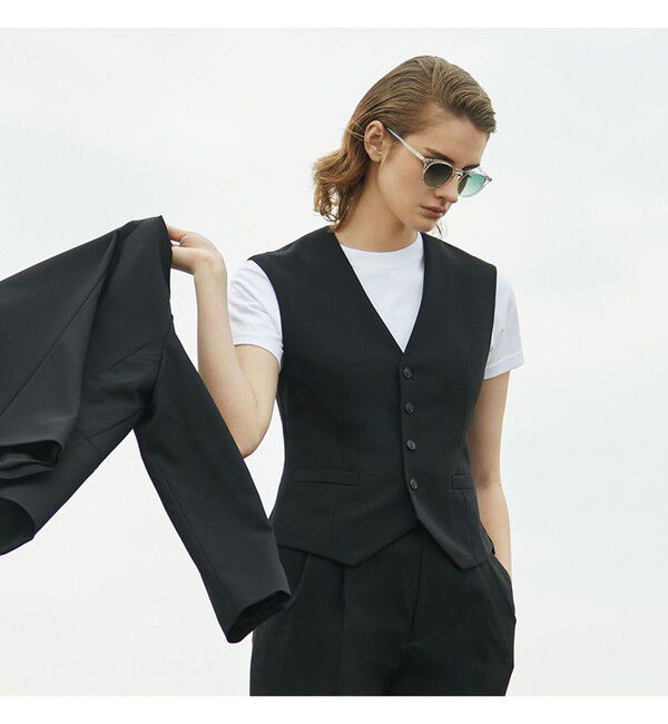 Demi-Luxe BEAMS 「AK+1 / スーパーブラック ベスト」|ダウン|