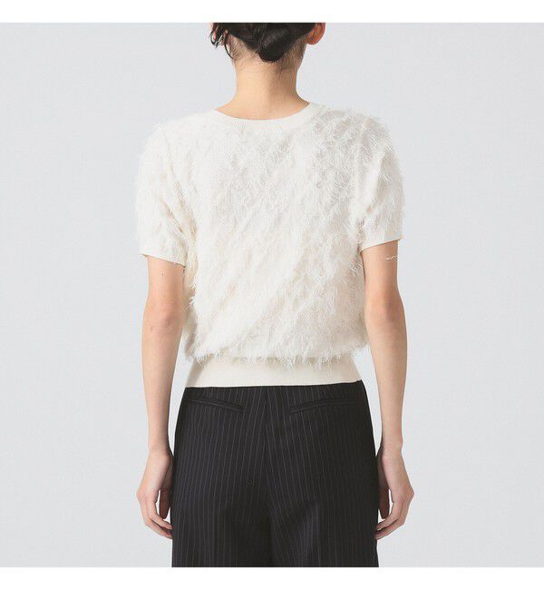 Ray BEAMS 「フリンジ ハーフスリーブ トップス」|その他|