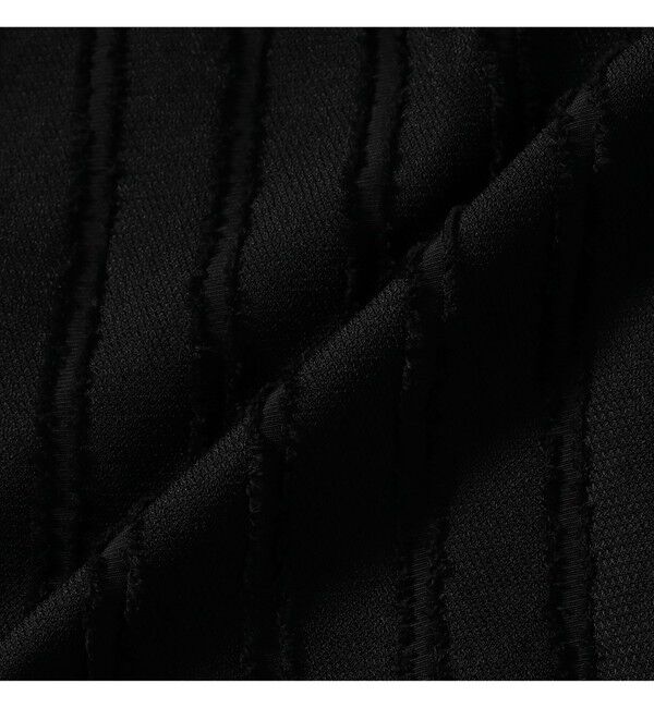 Ray BEAMS 「ストライプ ジャカード ワイド パンツ」|チノ|