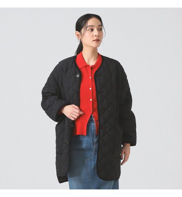 Ray BEAMS 「GYMPHLEX / キルト ダウン コート」|ダッフルコート|