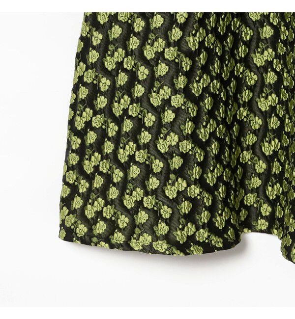 Ray BEAMS 「フラワー ジャカード フレア スカート」|スカート|