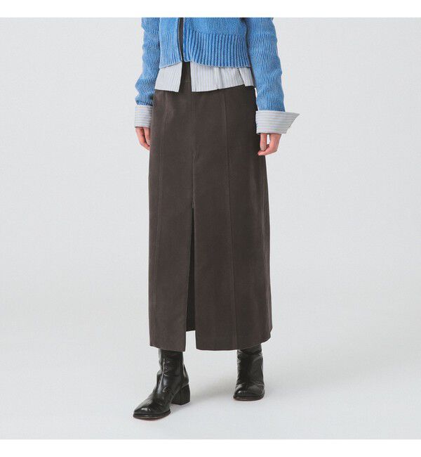 Ray BEAMS 「フロッキー ジップ スリット スカート」|スカート|