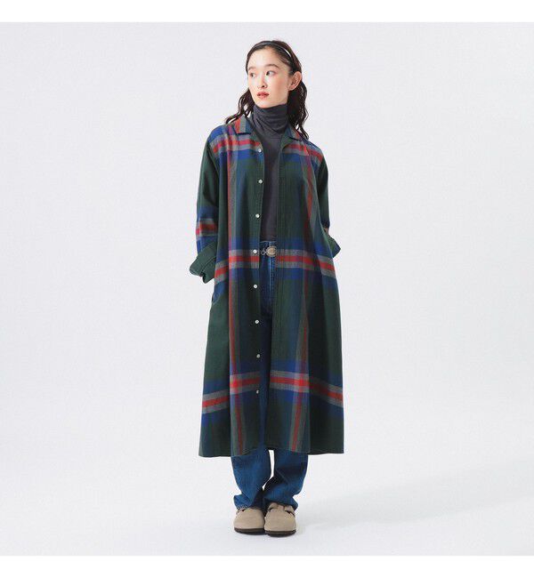 BEAMSBOY「ビッグ タータン ワンピース」|ワンピース|