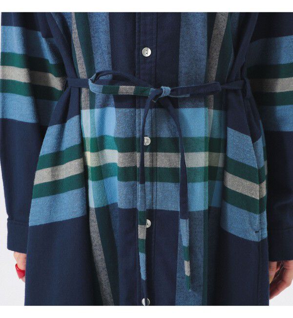 BEAMSBOY「ビッグ タータン ワンピース」|ワンピース|