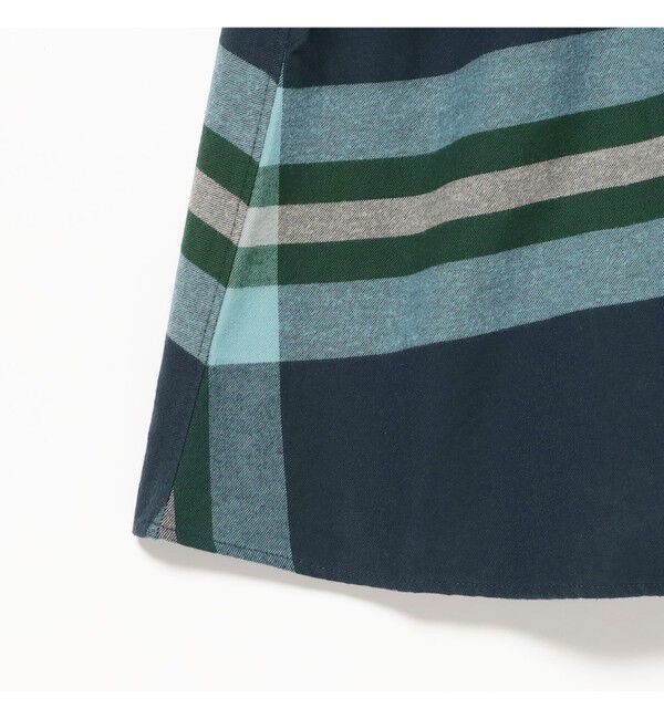 BEAMSBOY「ビッグ タータン ワンピース」|ワンピース|