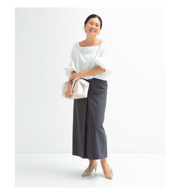 Demi-Luxe BEAMS 「ウール トロピカル インバータック スカート」|スカート|