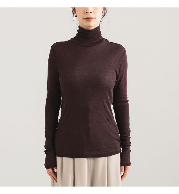 Demi-Luxe BEAMS 「フライス タートルネックプルオーバー」|Tシャツ・カットソー|
