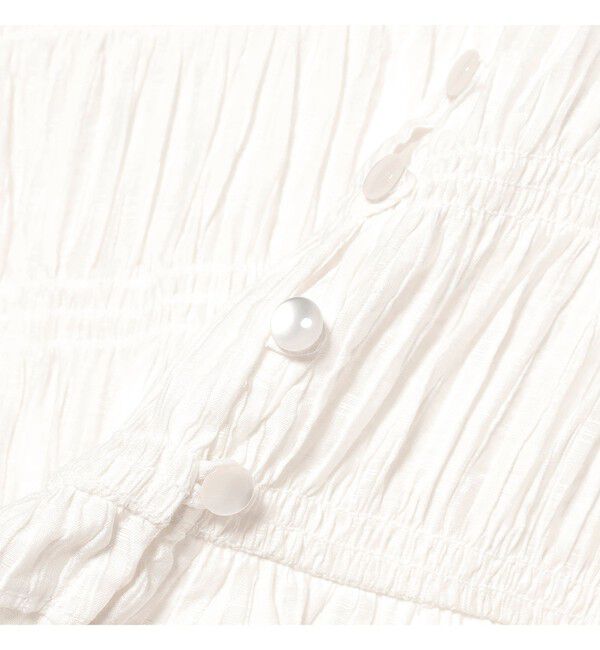 Ray BEAMS 「シャーリング ペプラム  ブラウス」|シャツ・ブラウス|