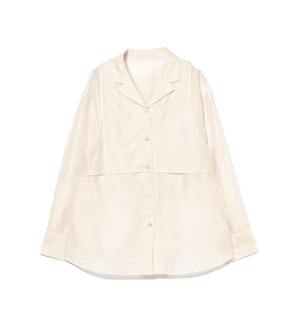 Ray BEAMS 「シアー レイヤード シャツ」|シャツ・ブラウス|