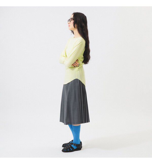 BEAMSBOY「リブ クルー 3/4」|Tシャツ・カットソー|