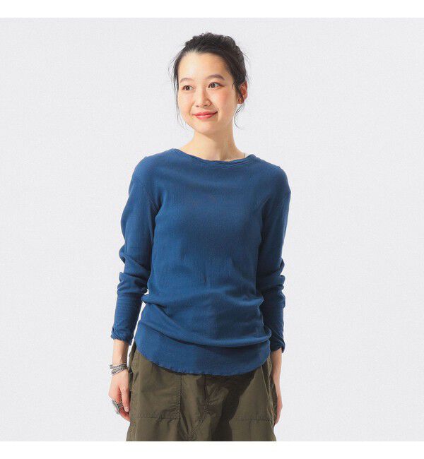 BEAMSBOY「リブ クルー 3/4」|Tシャツ・カットソー|