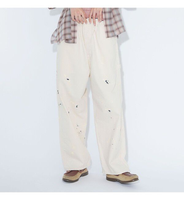 BEAMSBOY「【別注】Lee &times; maturely / リメイク ペインター パンツ」|チノ|