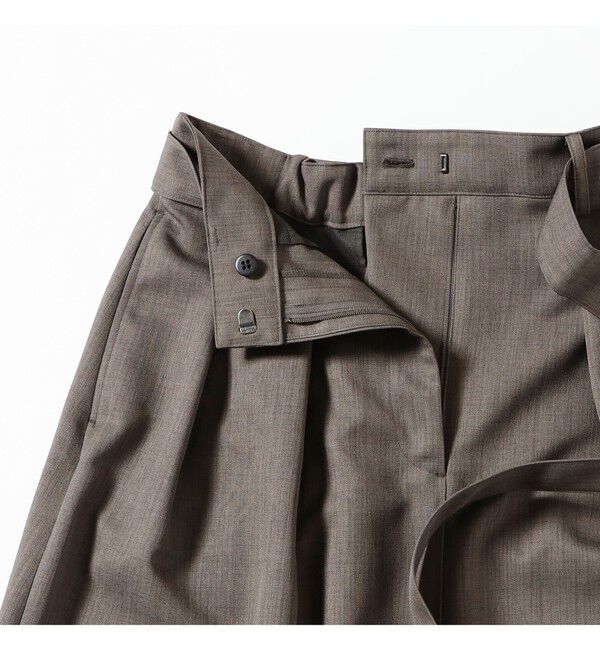 Demi-Luxe BEAMS 「ベルテッド コクーン スカート」|スカート|