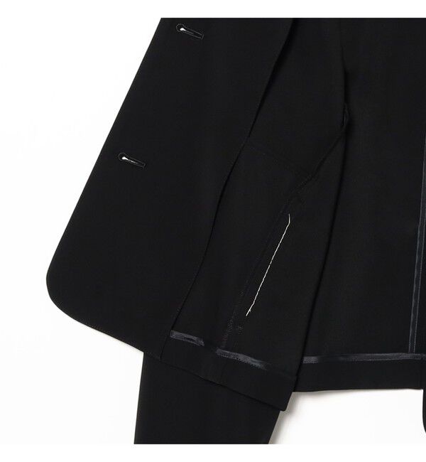 Demi-Luxe BEAMS 「クロップド クルーネック ジャケット」|ダッフルコート|