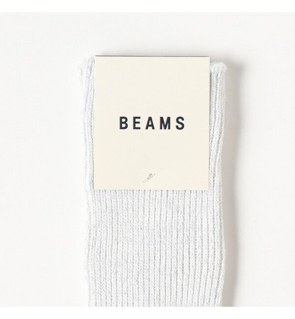 BEAMS「ラメ クルー ソックス」|ソックス|