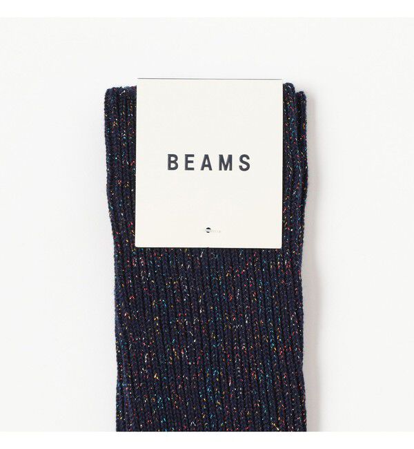 BEAMS「ラメ クルー ソックス」|ソックス|