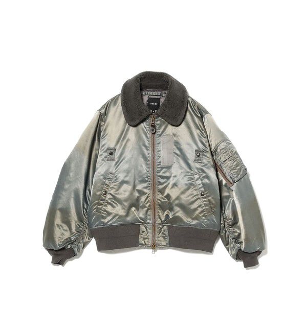 BEAMS「ワイドショートフィット B-15タイプ フライトジャケット」|ブルゾン・スタジャン|