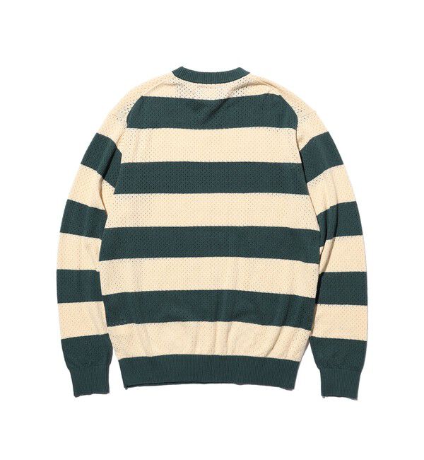 BEAMS PLUS「Crew Rugger Stripe」|ニット・セーター|