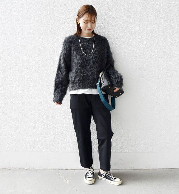 SHIPS for women「《一部追加予約》【WEB限定】ストレッチ ベーシック ベイカー パンツ」|その他|