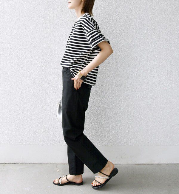 SHIPS for women「《一部追加予約》【WEB限定】ストレッチ ベーシック ベイカー パンツ」|その他|