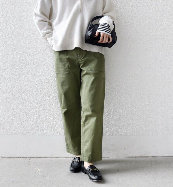 SHIPS for women「《一部追加予約》【WEB限定】ストレッチ ベーシック ベイカー パンツ」|その他|