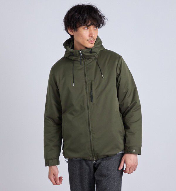 SHIPS any「SHIPS any:  ユーティリティー ZIPポケット 中綿マウンテンパーカー 24FW◇」|ブルゾン・スタジャン|ダークオリーブ