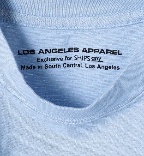 SHIPS any「【SHIPS any別注】LA APPAREL: ヘビーウェイト 半袖 Tシャツ◇」|Tシャツ・カットソー|
