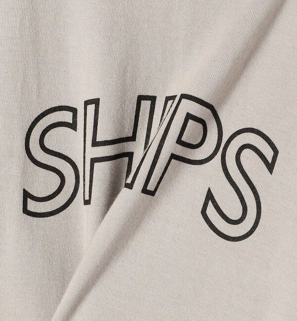 SHIPS for women「《一部追加》【WEB限定】 SHIPS ラウンド プリント ロゴ TEE」|Tシャツ・カットソー|
