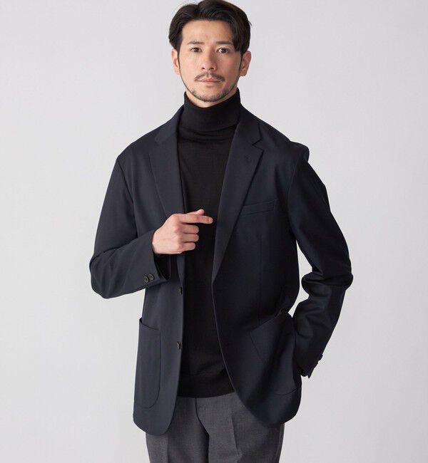 SHIPS「SHIPS: HANDFRAME 16ゲージ タートルネック ニット」|ニット・セーター|