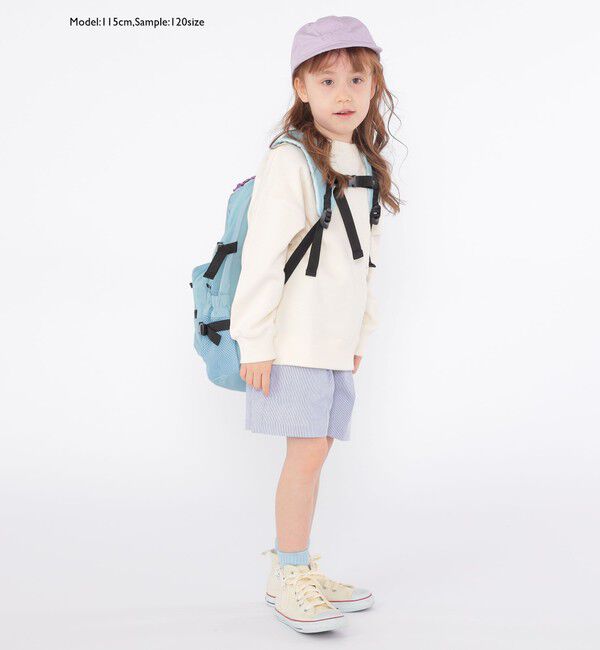 SHIPS KIDS「【WEB限定】SHIPS KIDS:100～160cm / マイクロ ロゴ スウェット」|スウェット・ジャージ|