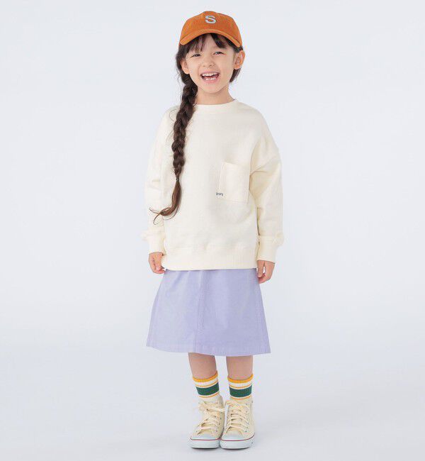 SHIPS KIDS「【WEB限定】SHIPS KIDS:100～160cm / マイクロ ロゴ スウェット」|スウェット・ジャージ|