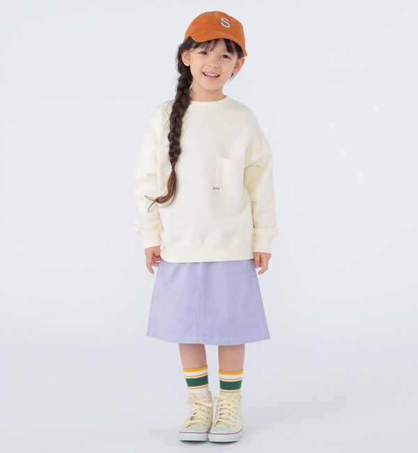 SHIPS KIDS「【WEB限定】SHIPS KIDS:100～160cm / マイクロ ロゴ スウェット」|スウェット・ジャージ|