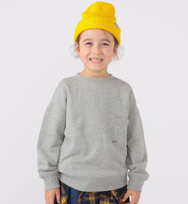 SHIPS KIDS「【WEB限定】SHIPS KIDS:100～160cm / マイクロ ロゴ スウェット」|スウェット・ジャージ|