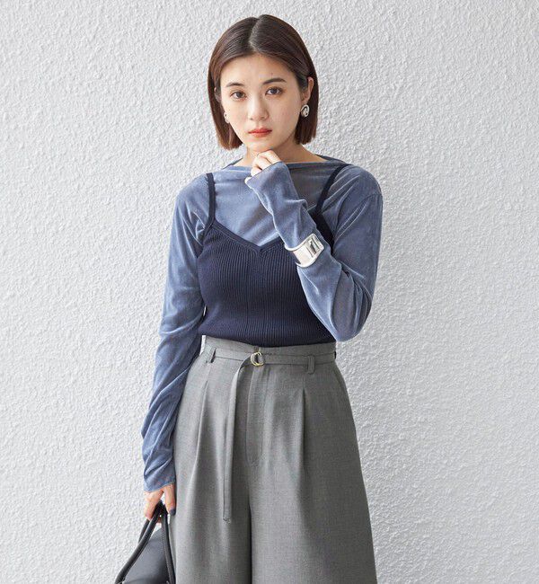 SHIPS for women「【SHIPS別注】ANNUAL:ニット ビスチェ ◇」|ニット・セーター|