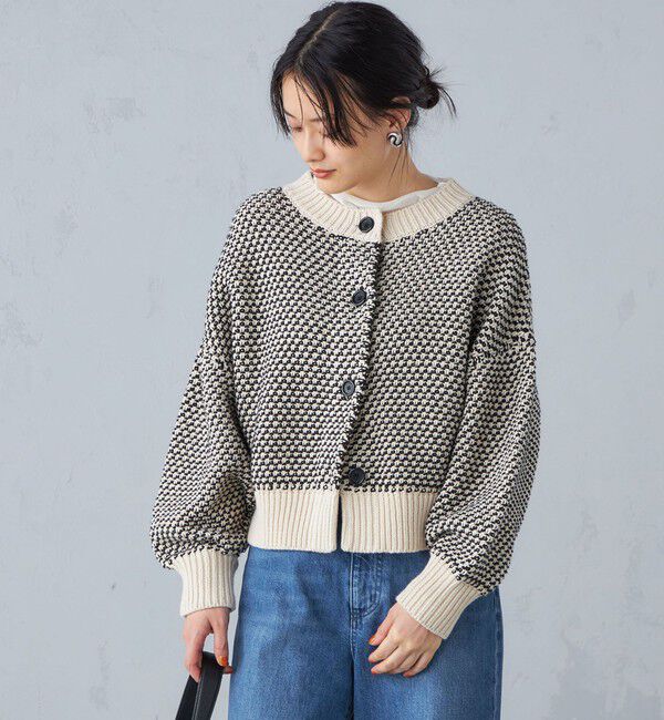 SHIPS for women「〈手洗い可能〉前後 2WAY ジャカード プルオーバー 24SS ◇」|ニット・セーター|