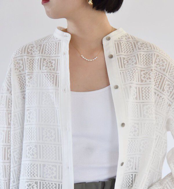 quaranciel「quaranciel:〈洗濯機可能〉バックオープン カップ付き リブ キャミソール」|インナー|