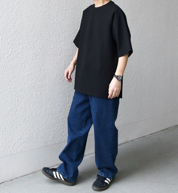 SHIPS any「SHIPS any: ベターコットン 1タック ストレッチ イージー バギー デニム パンツ◇」|デニム|