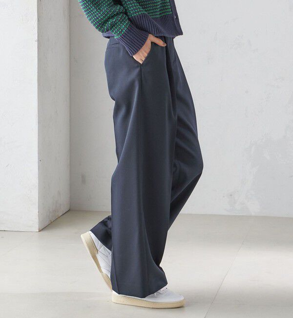 SHIPS for women「ウエスト ベルト デザイン セミワイド パンツ」|その他|